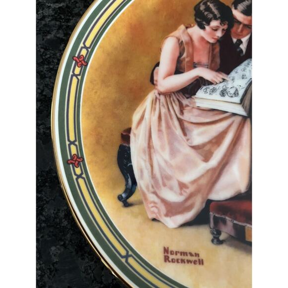 Rockwell's American Dream "A Couple's Commitment" Knowles Ltd Ed #84-R70-7.2 - Picture 3 of 4